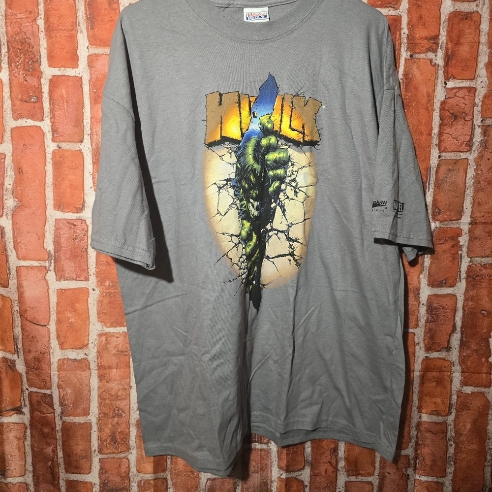 Vintage 2003 Marvel Graphitti Designs Hanes Beefy Hulk Size XL Marvel Comics